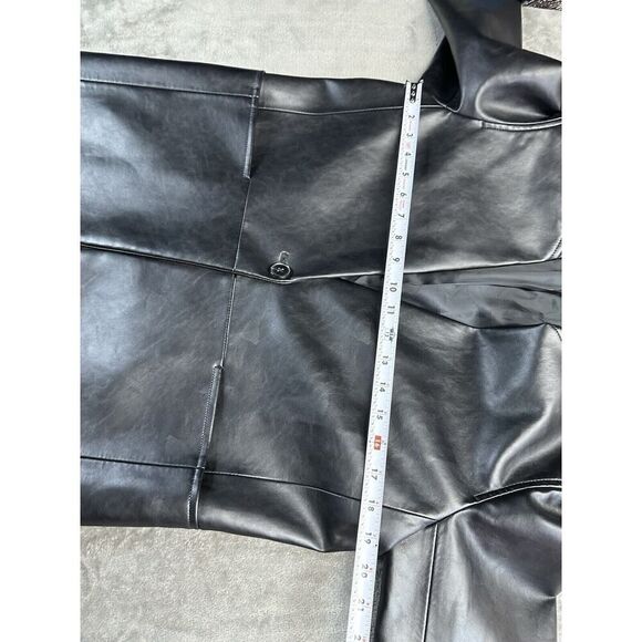 Babaton Dark Leather Jacket - Picture 8 of 13